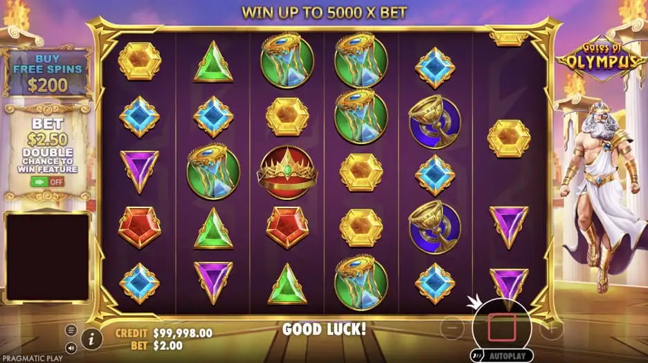 Gates of Olympus Slot im Online Casino JeetCity
