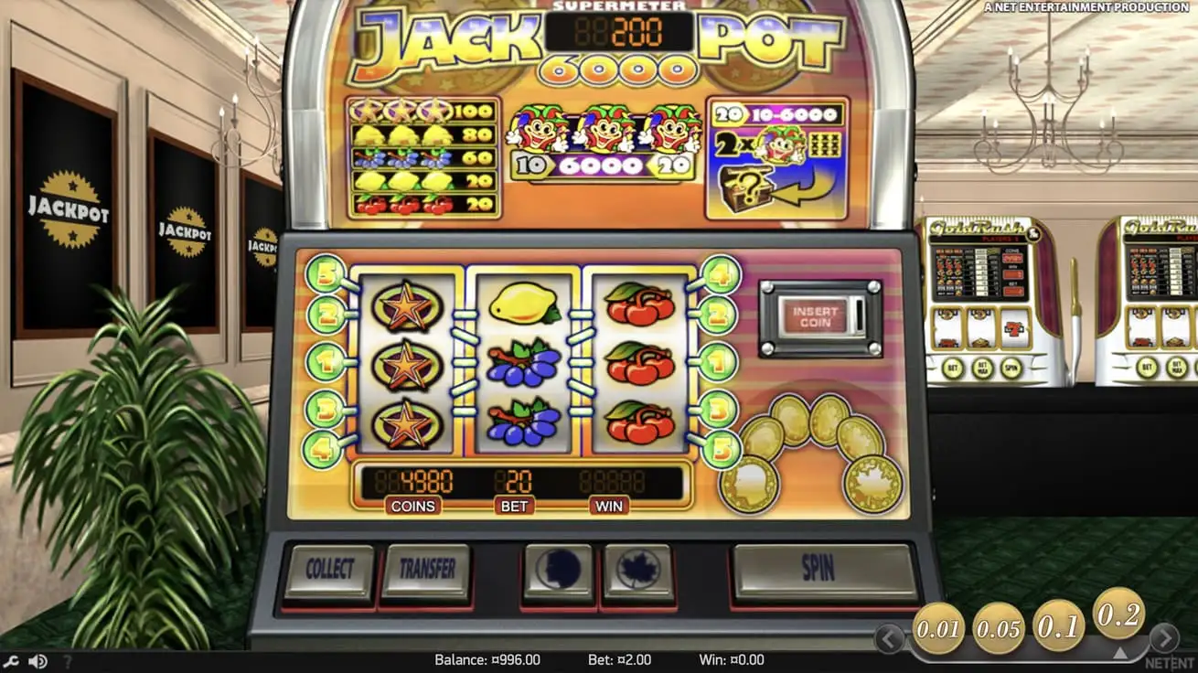 Klassischer Slot Jackpot 6000 verfügbar bei JeetCity